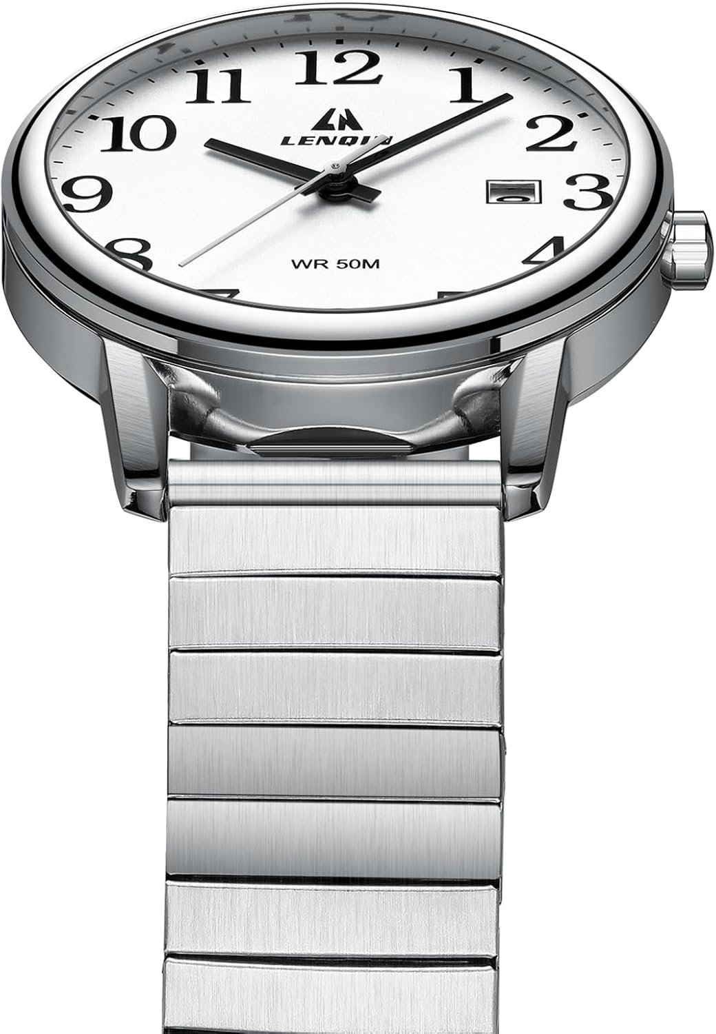 LN LENQIN Mens Watches Easy Read Analog Quartz Sport Waterpr... - Image 4