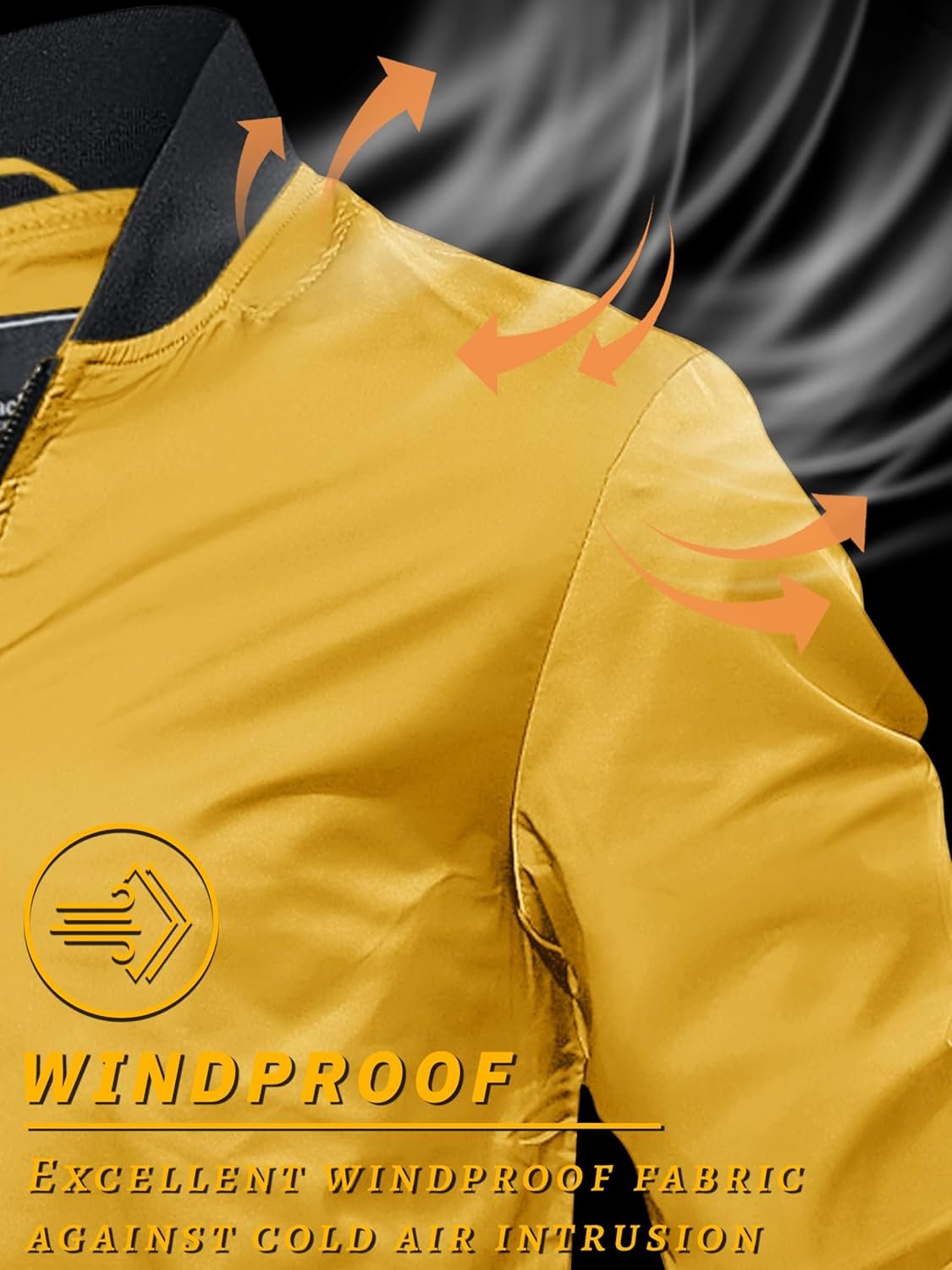 TACVASEN Men's Lightweight Jacket Spring Bomber Fall Windbre... - Image 3