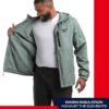 Reebok Men's Jacket - Full Zip Polar Fleece Lined Windbreake...