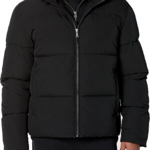 Amazon Essentials Men's Mock Neck Heavyweight Puffer Coat (A...