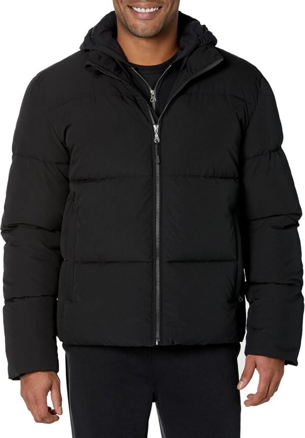 Amazon Essentials Men's Mock Neck Heavyweight Puffer Coat (A...