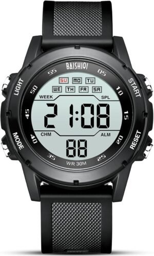 Mens Watches Digital Watches for Men Casual Sports Military ...