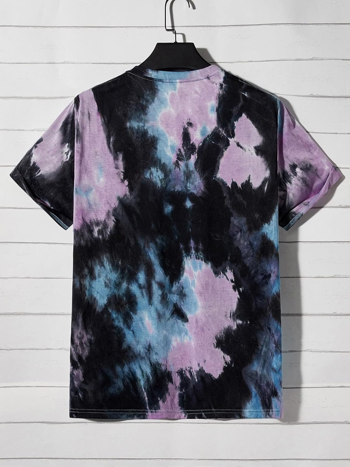 Verdusa Men's Tie Dye Short Sleeve Round Neck Graphic Tee To... - Image 2