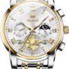 OLEVS Men Business Watches Dress Watch with Day,Green/Black/...