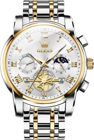 OLEVS Men Business Watches Dress Watch with Day,Green/Black/...