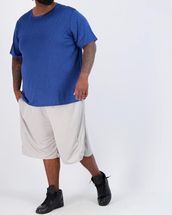 Real Essentials 3 Pack: Men’s Big & Tall Tech Stretch Long-S...