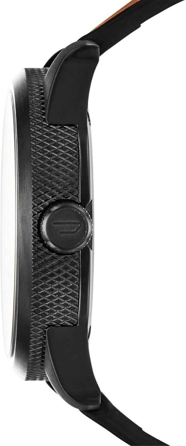 Diesel RASP Watch for Men, Quartz Movement with Silicone, St...