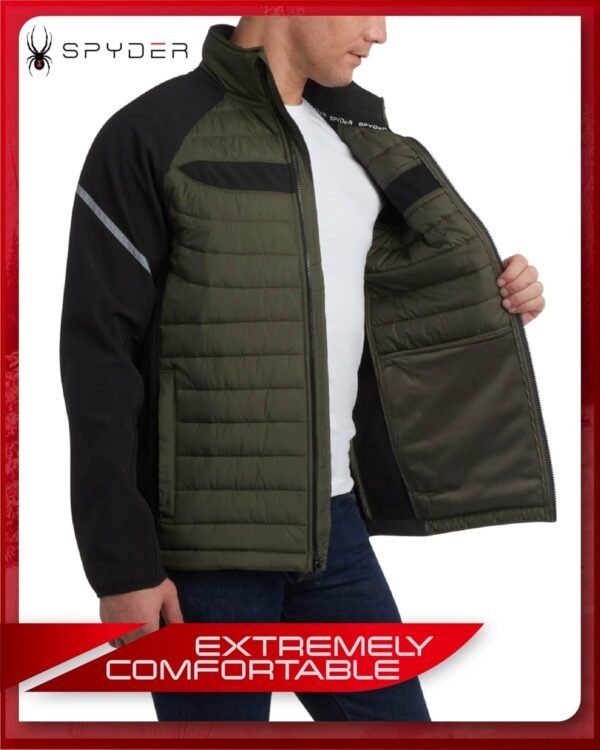 Spyder Men's Active 2fer Jacket - Midweight Insulated Quilte...
