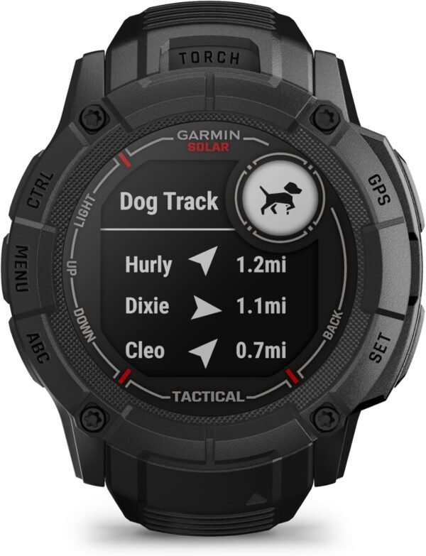 Garmin Instinct 2X Solar - Tactical Edition Black, Rugged Ou...