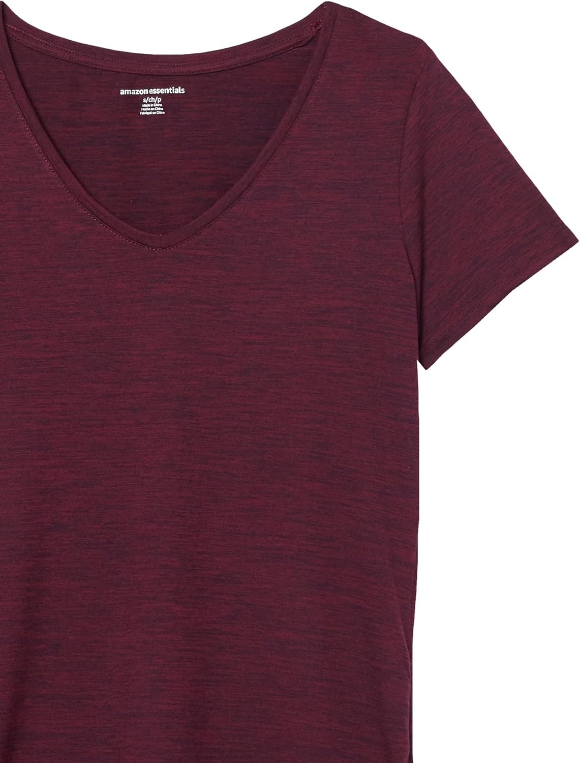 Amazon Essentials Women's Tech Stretch Short-Sleeve V-Neck T... - Image 9