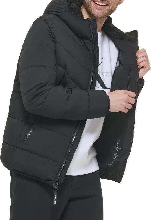 Calvin Klein Men's Snap Front Puffer Jacket