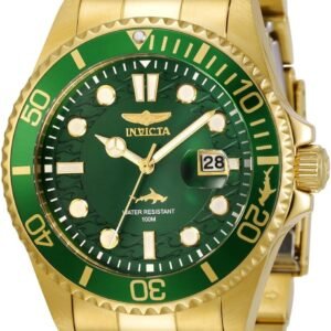 Invicta Mens Pro Diver Quartz Watch, Gold, 30027