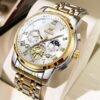 OLEVS Men Business Watches Dress Watch with Day,Green/Black/...