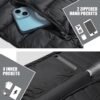 Pioneer Camp Mens Lightweight Packable Puffer Jacket Hooded ...