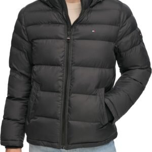 Tommy Hilfiger Men's Down Alternative Hooded Puffer Jacket (...