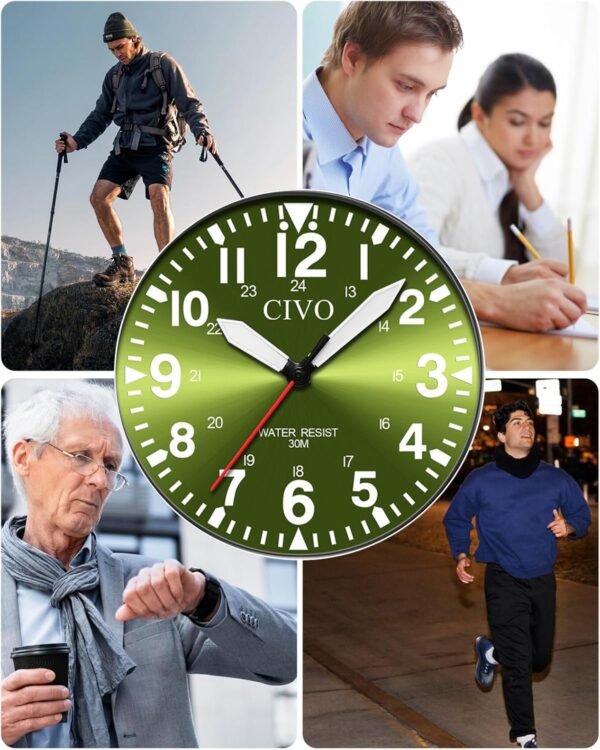 CIVO Military Watch for Men Waterproof: Analog Mens Watches ...