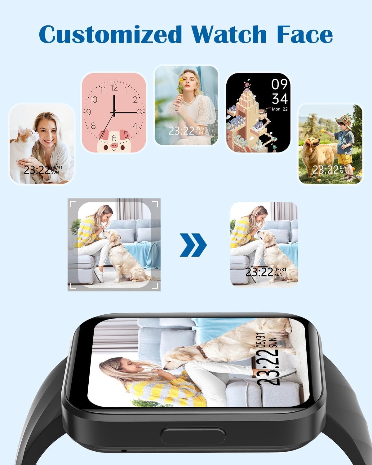 RUIMEN Smart Watches for Men Women (Answer/Make Calls) Compa... - Image 8