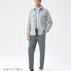 Mens Shirt Jacket Brushed Casual Shacket with Two Pockets Lo...