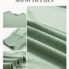 Dokotoo Women's 2025 Fashion Tops 3/4 Sleeve T-Shirts Cute C...