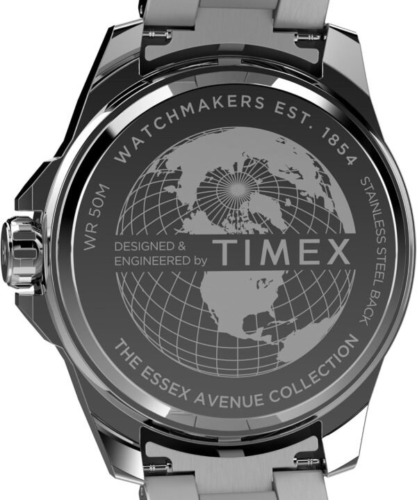 Timex Men's Essex Avenue Day-Date 44mm Quartz Watch