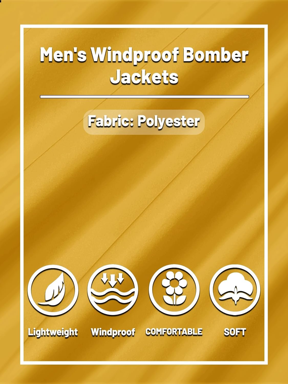 TACVASEN Men's Lightweight Jacket Spring Bomber Fall Windbre... - Image 8