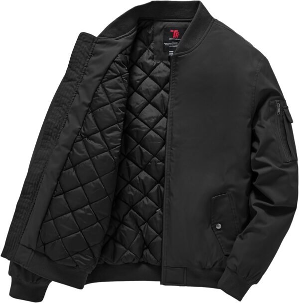 Gopune Men's Windproof Bomber Jacket Warm Water Resistant Wi...