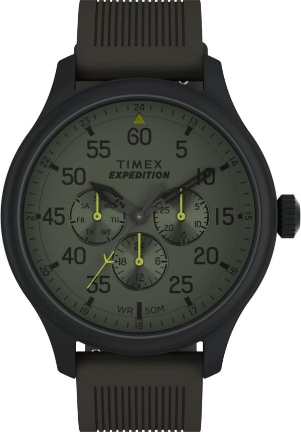 Timex Men's Expedition Metal Field Brown Leather Strap Watch