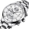 CRRJU Men's Fashion Stainless Steel Watches Date Waterproof ...