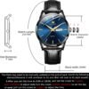 OLEVS Amazon Watches,Brown Leather Watch for Men,Men Day Dat...