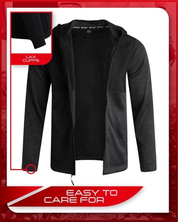 Spyder Men's Sweater Fleece Jacket - Performance Hooded Swea...