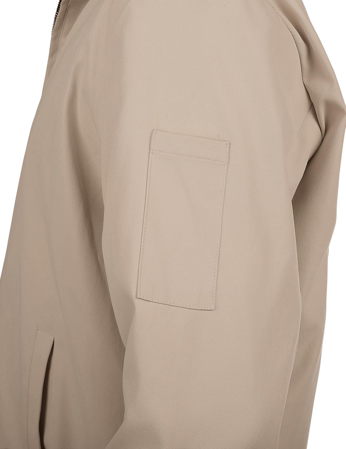 COOFANDY Men's Lightweight Zip Up Jacket Eisenhower Work Off... - Image 6