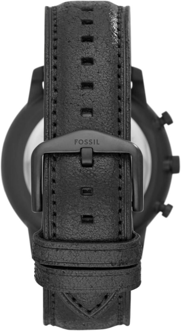 Fossil Men's Neutra Quartz Stainless Steel and Leather Chron...