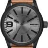 Diesel RASP Watch for Men, Quartz Movement with Silicone, St...