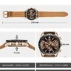 BY BENYAR Watch for Men Analog Quartz Chronograph Waterproof...