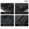 Mens softshell jacket, Insulated windbreaker Fleece Lined Ra...