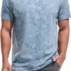VEIISAR Men's Crew Neck T Shirt - Fitted Elastic Tees Fresh ...