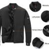 Gopune Men's Windproof Bomber Jacket Warm Water Resistant Wi...