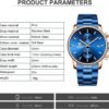 GOLDEN HOUR Fashion Business Mens Watches with Stainless Ste...
