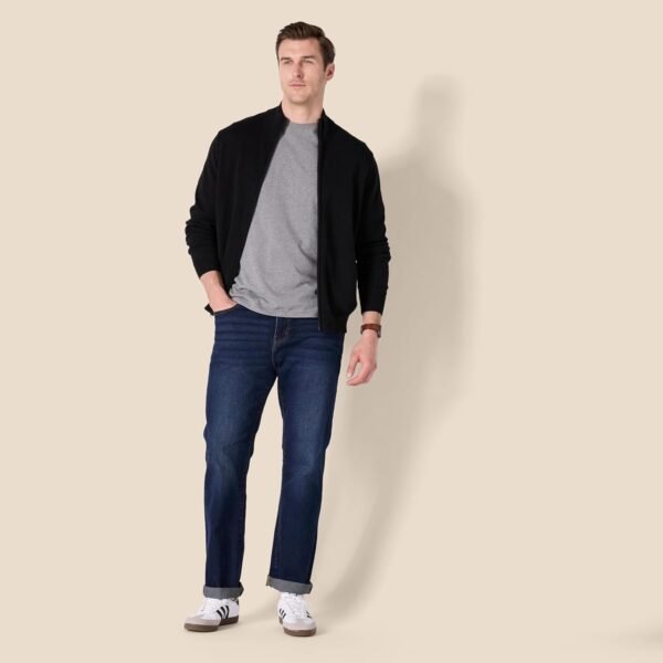 Amazon Essentials Men's Full-Zip Cotton Sweater