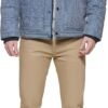 Levi's Men's Mixed Media Quilted Puffer Jacket with Sherpa L...