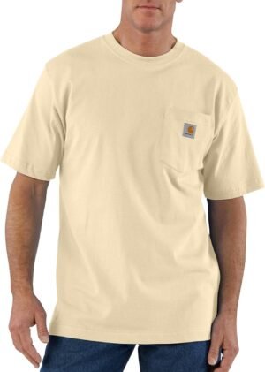 Carhartt Men's Loose Fit Heavyweight Short-Sleeve Pocket T-S...