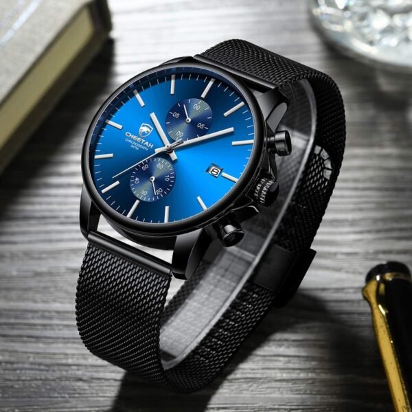 GOLDEN HOUR Mens Watch Fashion Sleek Minimalist Quartz Analo...