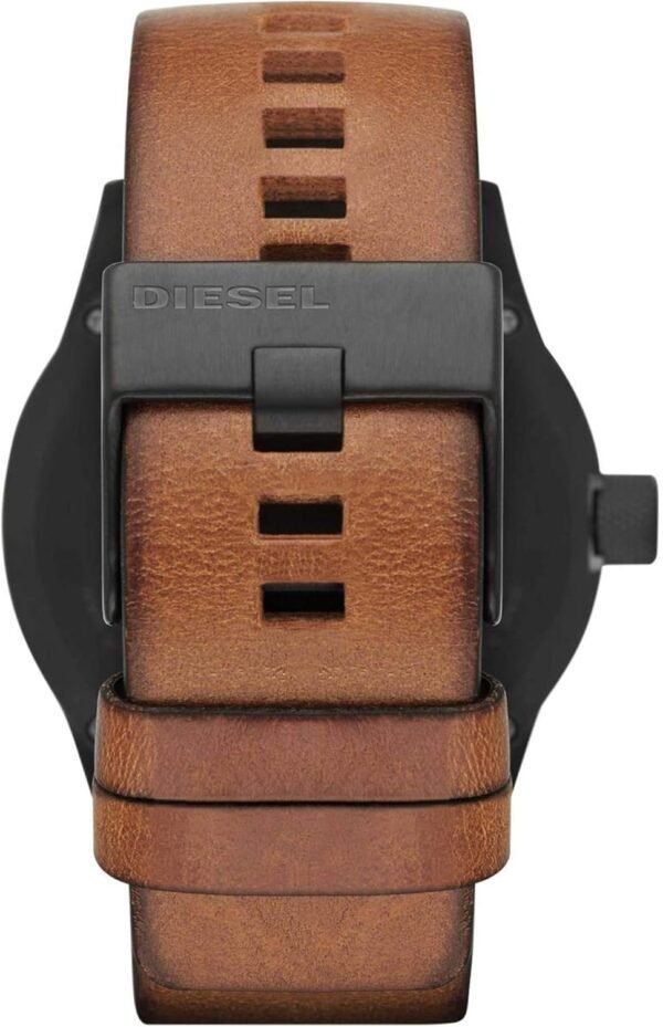 Diesel RASP Watch for Men, Quartz Movement with Silicone, St...