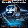 LIGE Military Smart Watches for Men(Answer/Make Calls),100-D...