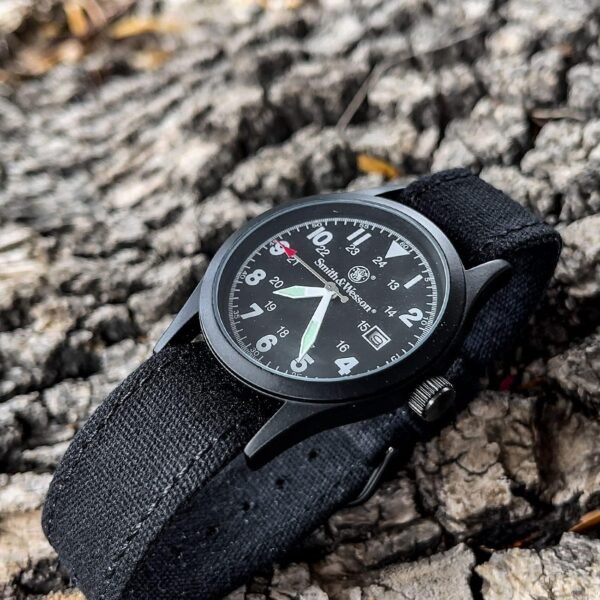 Smith & Wesson Men's Military Watch, 3 Interchangeable Canva...