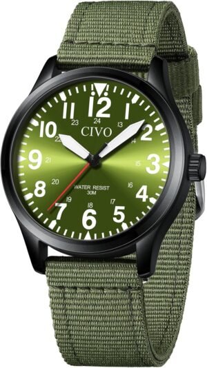 CIVO Military Watch for Men Waterproof: Analog Mens Watches ...