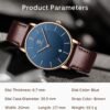 L LAVAREDO Watch for Men, Extremely Thin Mens Watches Minima...