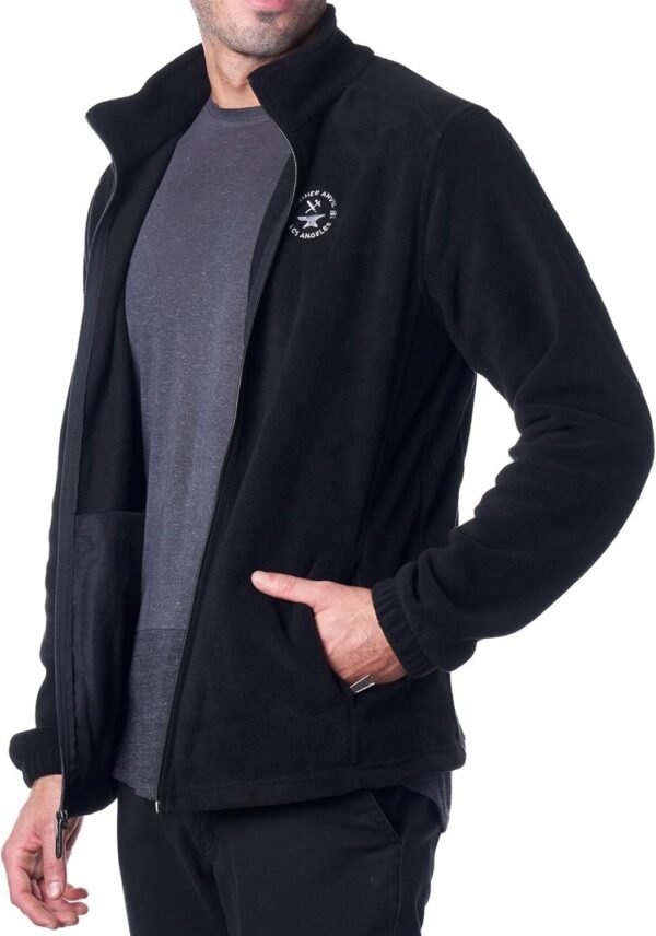 HAMMER ANVIL Mens Full Zip Up Warm Polar Fleece Jacket