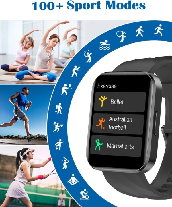 RUIMEN Smart Watches for Men Women (Answer/Make Calls) Compa...