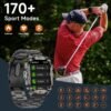 Smart Watch for Men Military Answer/Make Call 2.01″ Display ...